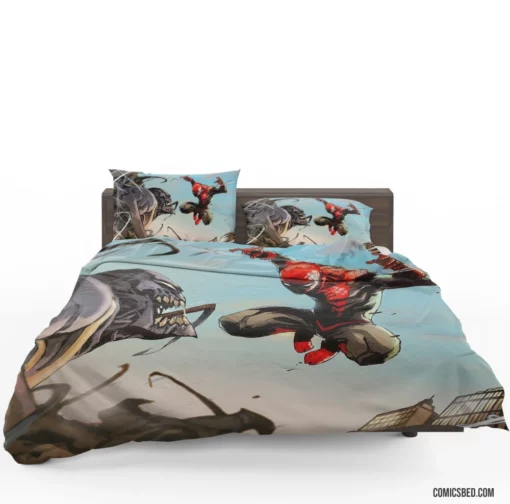 Spider-Man vs. Venom Marvel Showdown Comic Bedding Set