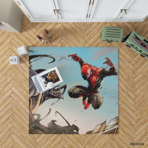 Spider-Man vs. Venom Marvel Showdown Comic Rug