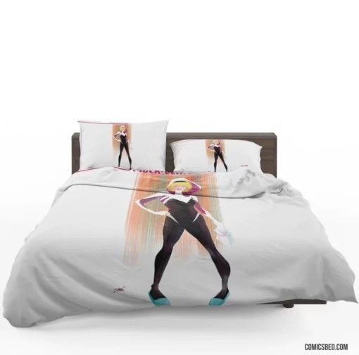 Spider-Verse Spider-Gwen Multiverse Heroes Comic Bedding Set