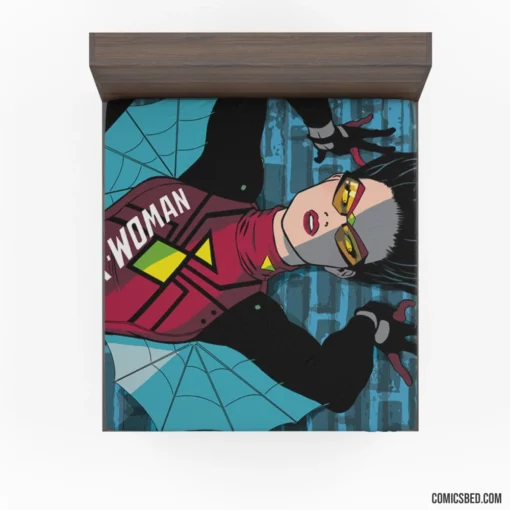 Spider-Woman Arachnid Hero Comic Fitted Sheet 1