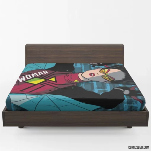 Spider-Woman Arachnid Hero Comic Fitted Sheet