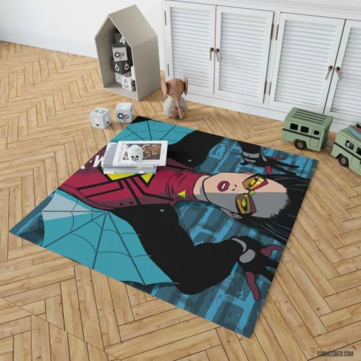 Spider-Woman Arachnid Hero Comic Rug 1