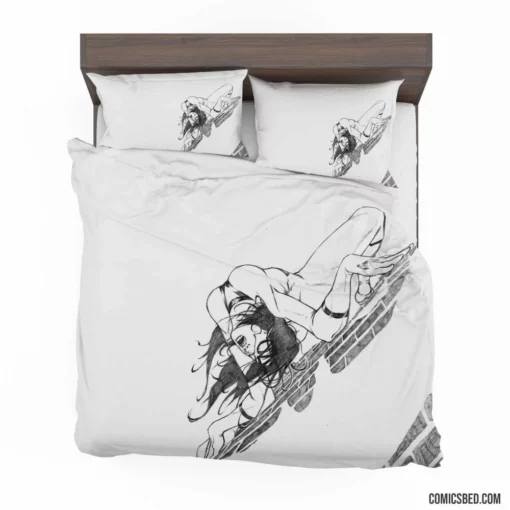 Spider-Woman Arachnid Heroine Comic Bedding Set 1