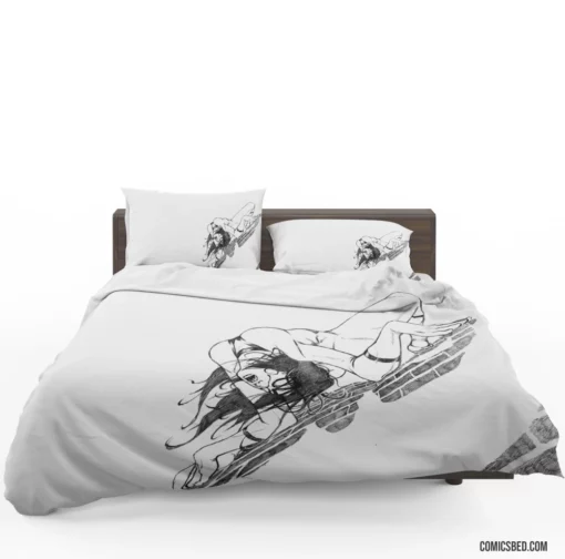 Spider-Woman Arachnid Heroine Comic Bedding Set