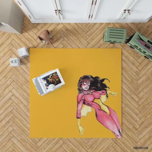 Spider-Woman Marvel Arachnid Heroine Comic Rug