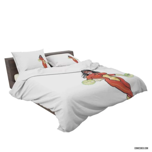 Spider-Woman Marvel Web-Spinning Heroine Comic Bedding Set 2