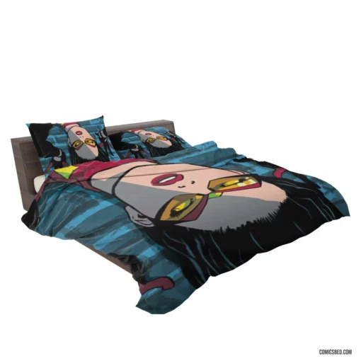 Spider-Woman Wall-Crawling Hero Comic Bedding Set 2