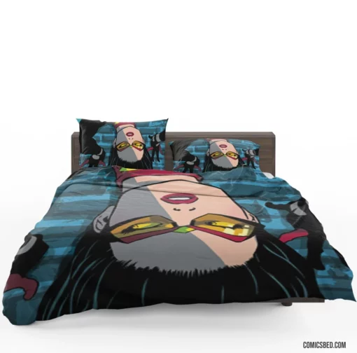 Spider-Woman Wall-Crawling Hero Comic Bedding Set