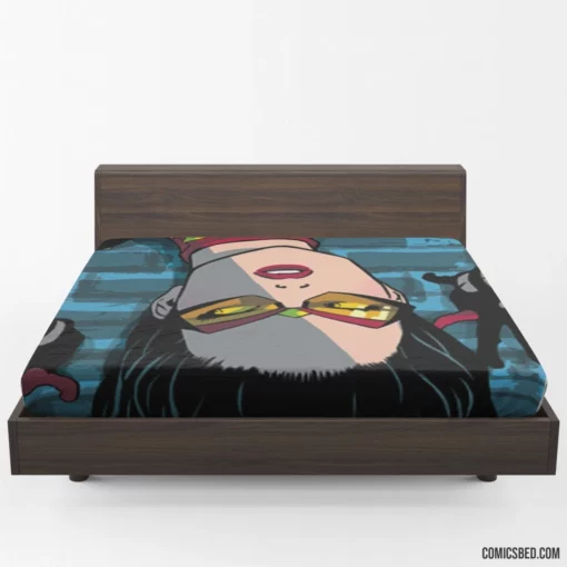 Spider-Woman Wall-Crawling Hero Comic Fitted Sheet