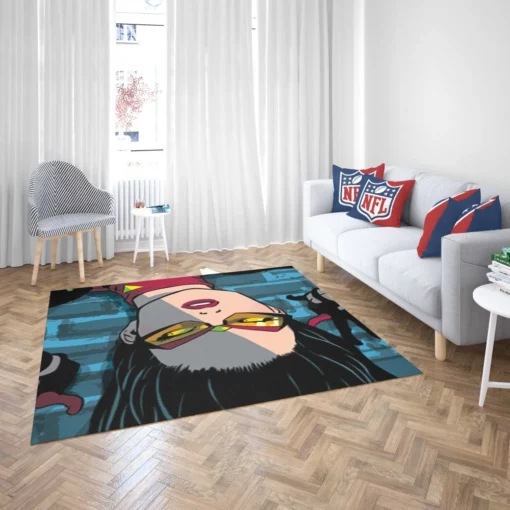 Spider-Woman Wall-Crawling Hero Comic Rug 2