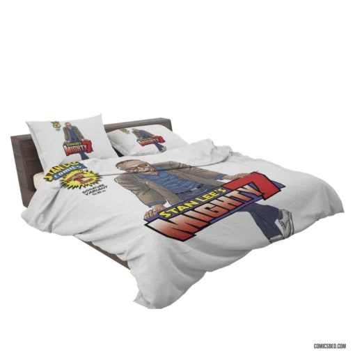 Stan Lee Mighty 7 Marvel Heroes Comic Bedding Set 2