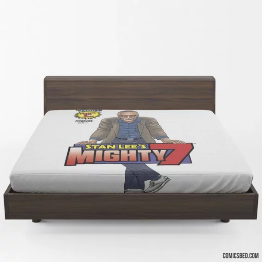 Stan Lee Mighty 7 Marvel Heroes Comic Fitted Sheet