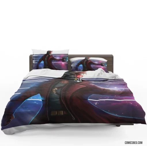 Star Lord Galactic Quest Marvel Saga Comic Bedding Set