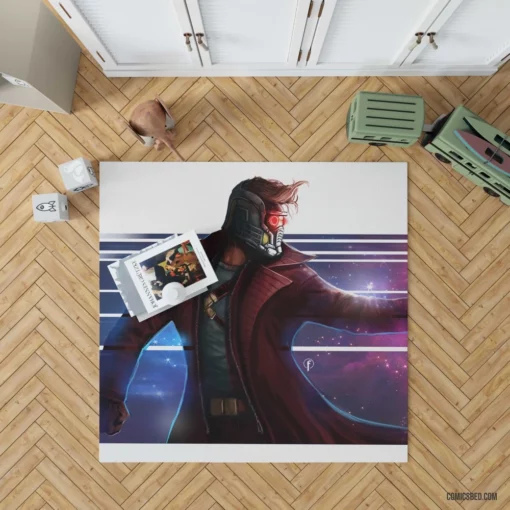 Star Lord Galactic Quest Marvel Saga Comic Rug