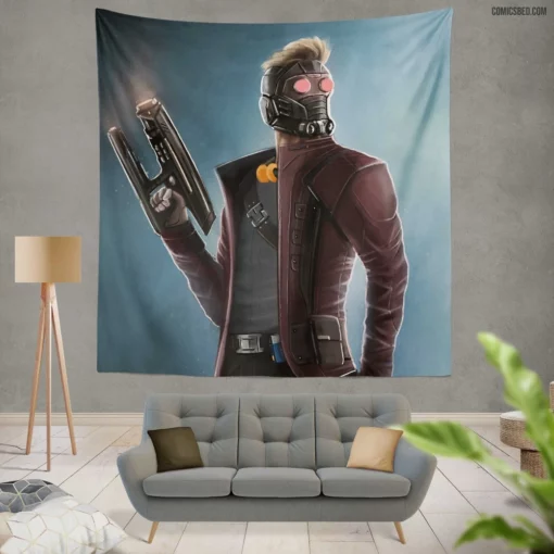 Star-Lord Guardian of the Galaxy Comic Wall Tapestry