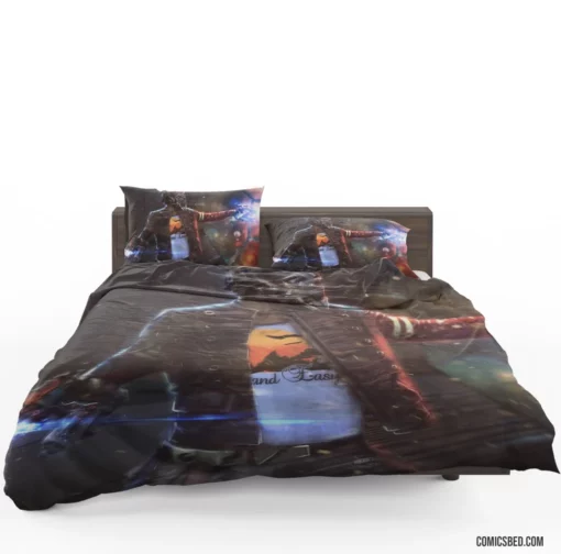 Star Lord Guardians Of The Galaxy Cosmic Outlaw Comic Bedding Set