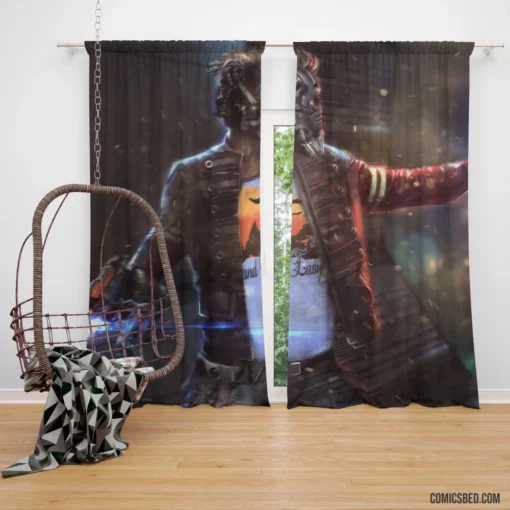 Star Lord Guardians Of The Galaxy Cosmic Outlaw Comic Curtain