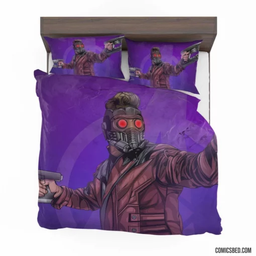 Star Lord Marvel Cosmic Adventurer Comic Bedding Set 1