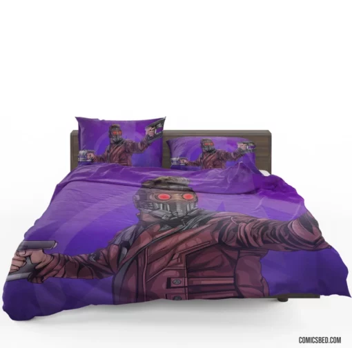 Star Lord Marvel Cosmic Adventurer Comic Bedding Set