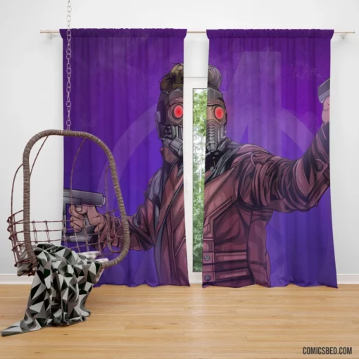 Star Lord Marvel Cosmic Adventurer Comic Curtain