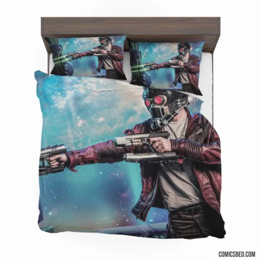 Star Lord Marvel Galactic Guardian Comic Bedding Set 1