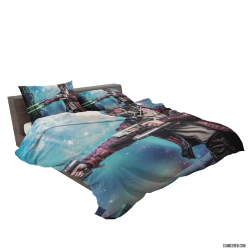 Star Lord Marvel Galactic Guardian Comic Bedding Set 2