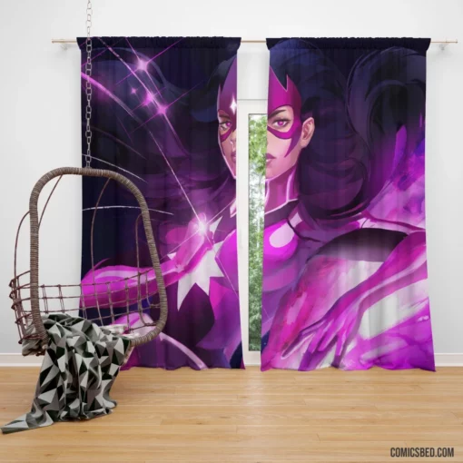 Star Sapphire Corps Crystal Power Comic Curtain