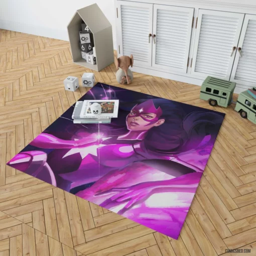 Star Sapphire Corps Crystal Power Comic Rug 1