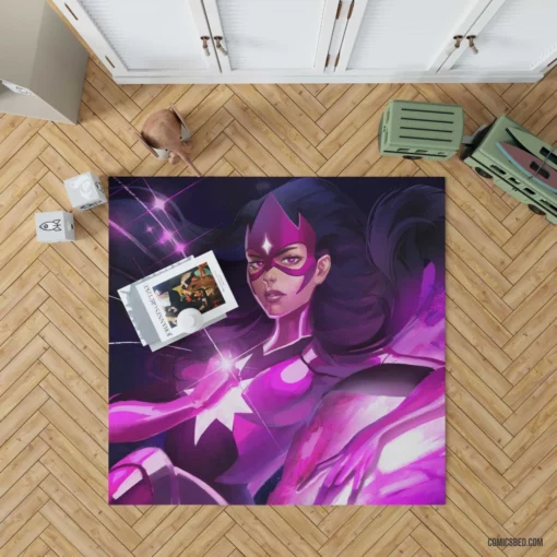 Star Sapphire Corps Crystal Power Comic Rug