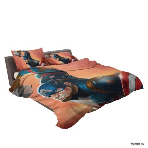 Star-Spangled Defender The Captain Saga Comic Bedding Set 2