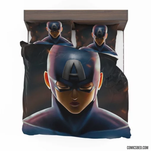 Star-Spangled Hero Marvel Avenger Comic Bedding Set 1