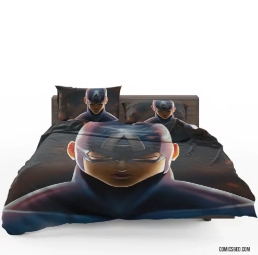 Star-Spangled Hero Marvel Avenger Comic Bedding Set