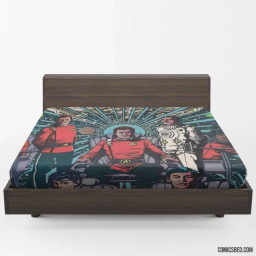 Star Trek Galactic Adventures Comic Fitted Sheet