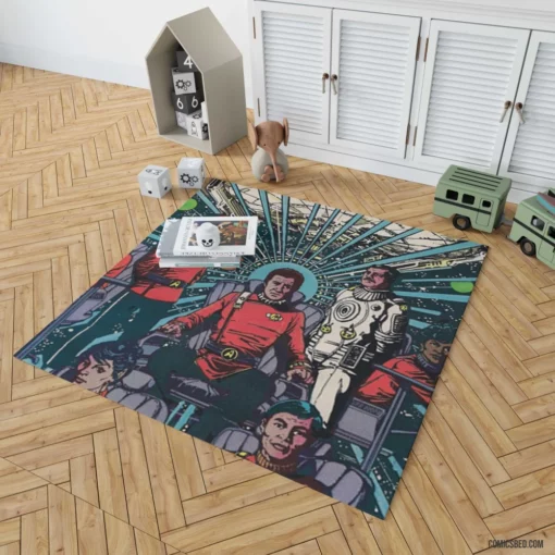 Star Trek Galactic Adventures Comic Rug 1