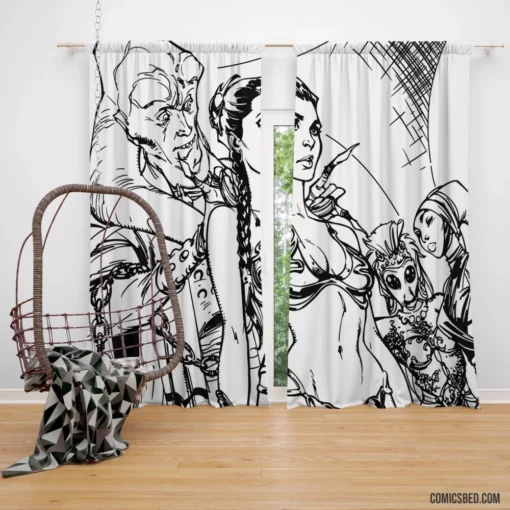 Star Wars Galactic Epic Comic Curtain