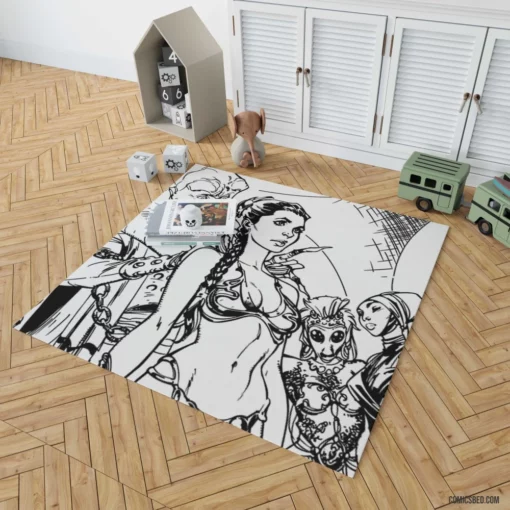 Star Wars Galactic Epic Comic Rug 1