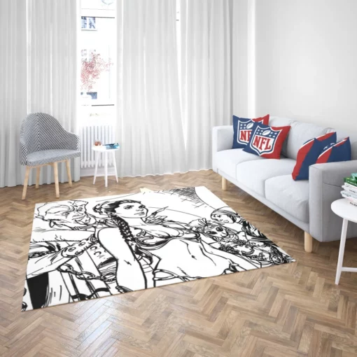 Star Wars Galactic Epic Comic Rug 2