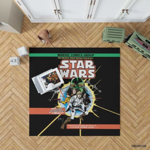 Star Wars Galactic Saga Comic Rug