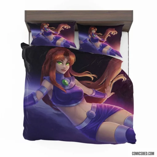 Starfire Alien Princess of Titans Comic Bedding Set 1