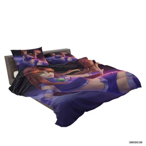 Starfire Alien Princess of Titans Comic Bedding Set 2