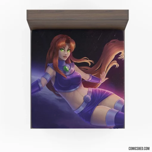 Starfire Alien Princess of Titans Comic Fitted Sheet 1