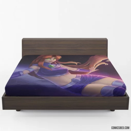 Starfire Alien Princess of Titans Comic Fitted Sheet