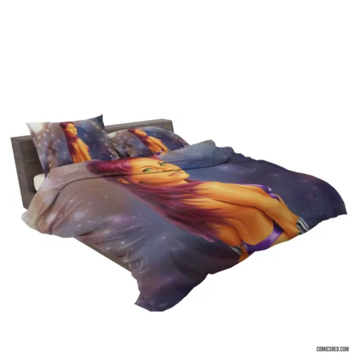 Starfire Tamaranean Heroine Comic Bedding Set 2