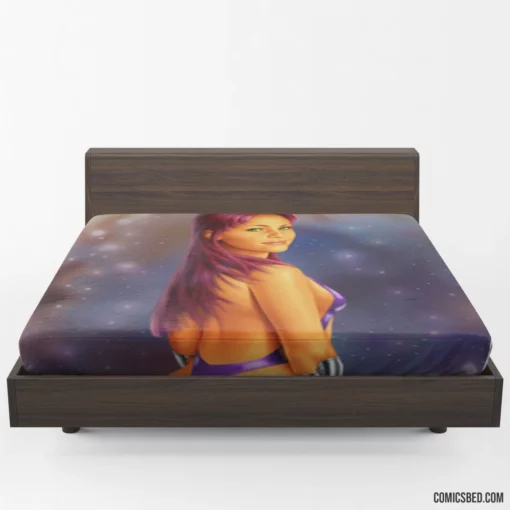 Starfire Tamaranean Heroine Comic Fitted Sheet