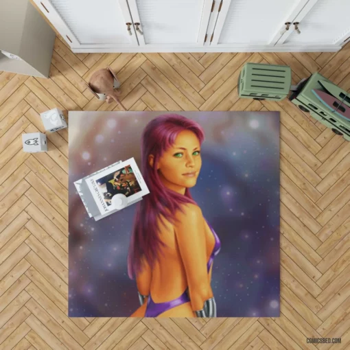 Starfire Tamaranean Heroine Comic Rug