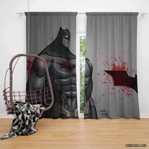 Steampunk Knight Batman Victorian Adventure Comic Curtain