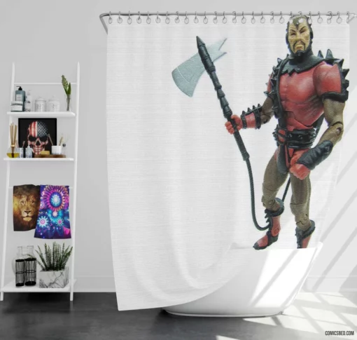 Steppenwolf Apokoliptian Menace Comic Shower Curtain