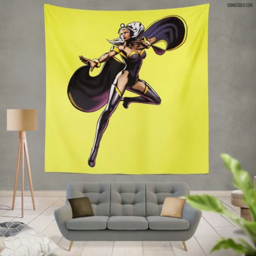 Storm Elemental Weather Mistress Comic Wall Tapestry