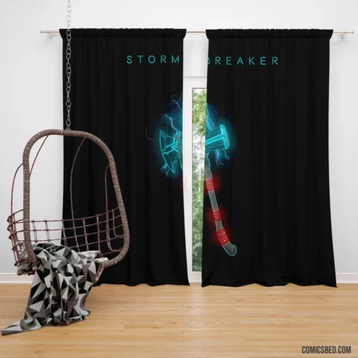 Stormbreaker Marvel Mighty Mjolnir Comic Curtain