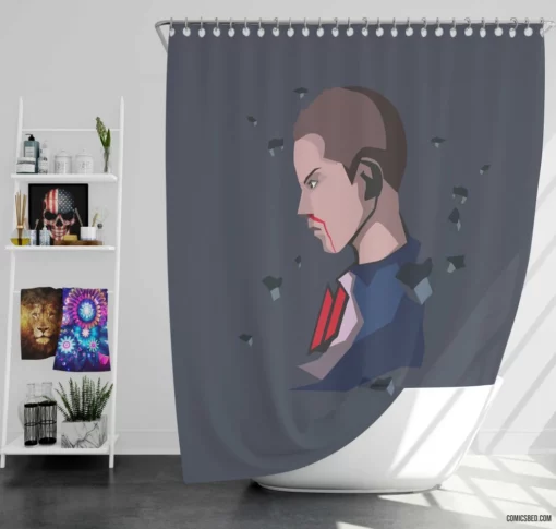 Stranger Things Comics Gero Shower Curtain